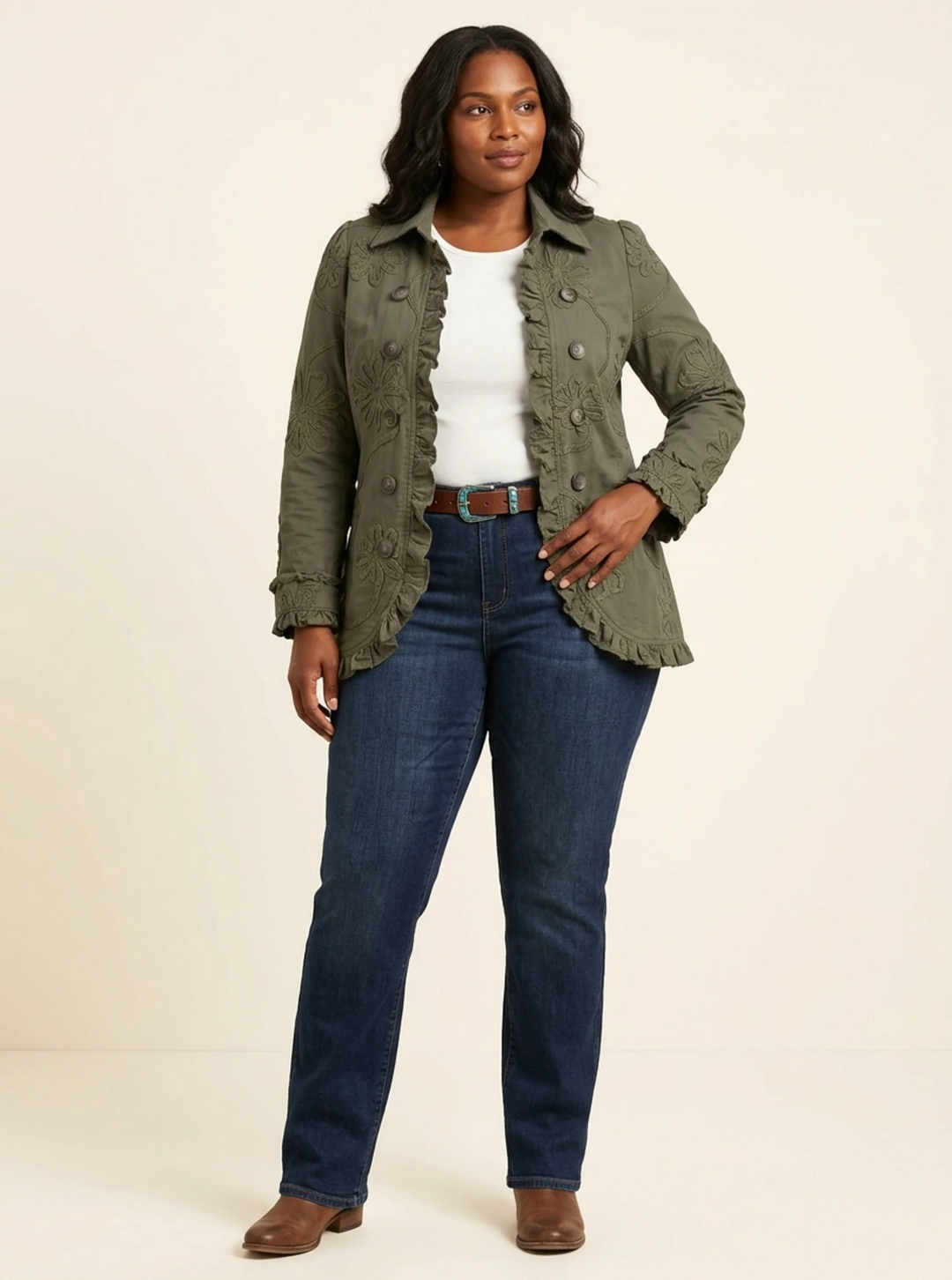The Aria - Ruffled Jacket