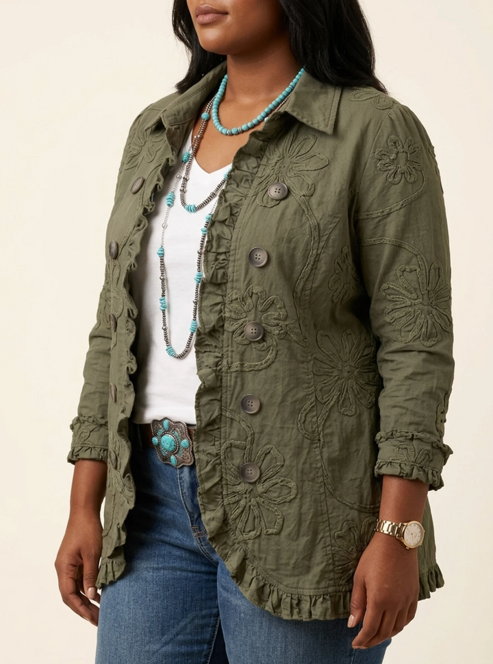 The Aria - Ruffled Jacket