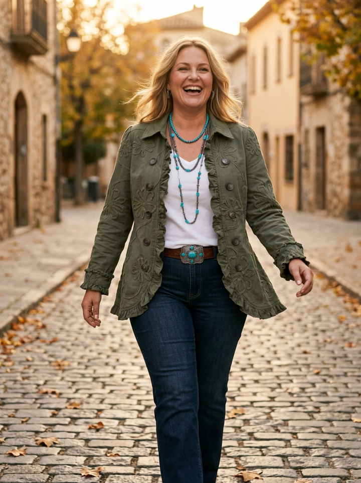 The Aria - Ruffled Jacket