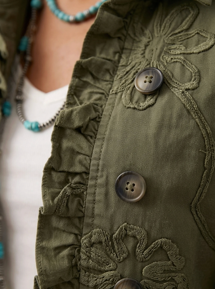 The Aria - Ruffled Jacket