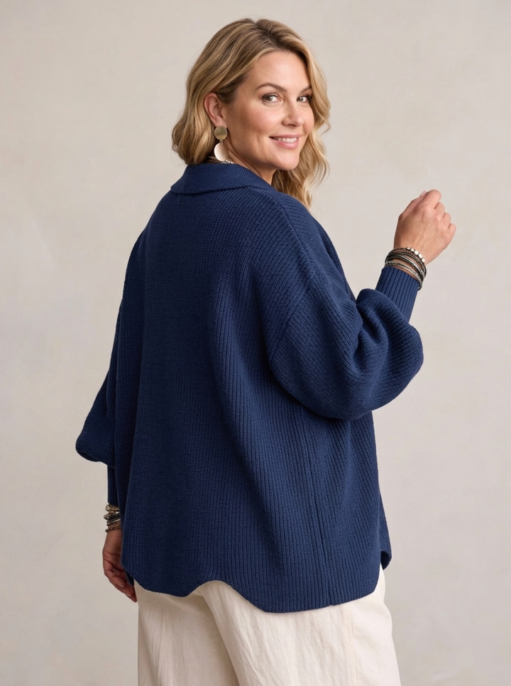 The Isadora — Oversized Button Cardigan