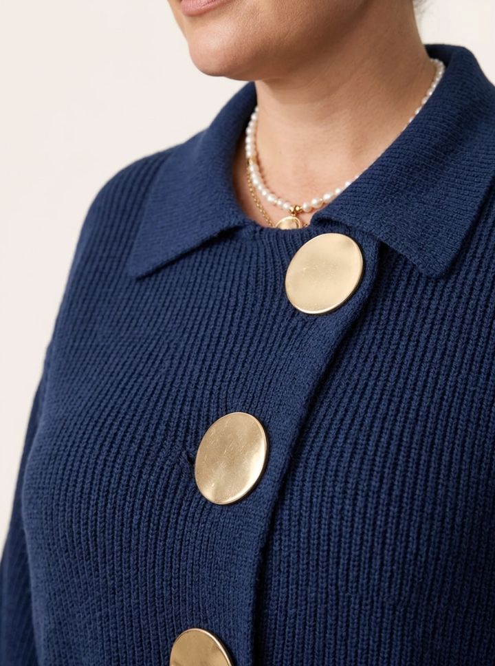 The Isadora — Oversized Button Cardigan